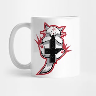 cats hungry Mug